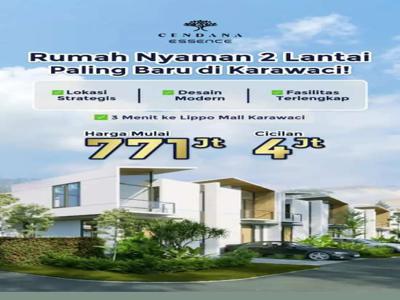 Cendana Essence rumah 2 lantai tanpa DP angs 4 juta by lippo karawaci