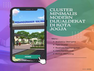 Cluster Minimalis Modern Dijual Dekat Kota Yogyakarta