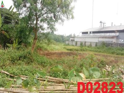 Dijual 2 hektar tanah untuk industri di Tigaraksa Korelet