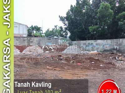 Dijual Murah Tanah Kavling Cluster di Jagakarsa Jakarta Selatan