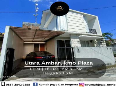 Dijual Rumah 2 Lantai Strategis Ambarukmo Plaza di Jalan Nologaten