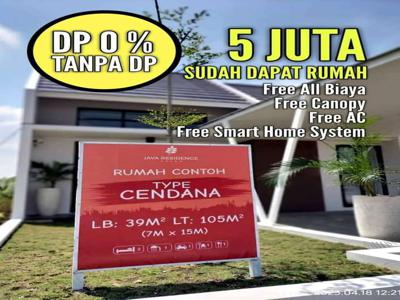 Dijual Rumah Minimalis Modern Java Residence Krian Strategis Murah