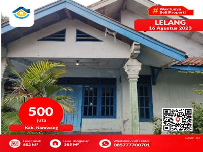 Dijual Tanah dan Bangunan di Kotabaru, Karawang.