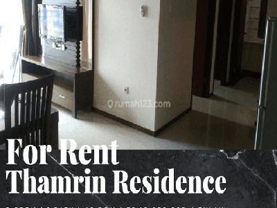 Disewakan Apartemen Thamrin Residence 2br Low Floor Fully Furnished