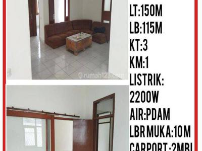 Disewakan rumah/kantor/r.usaha di sayap buah batu