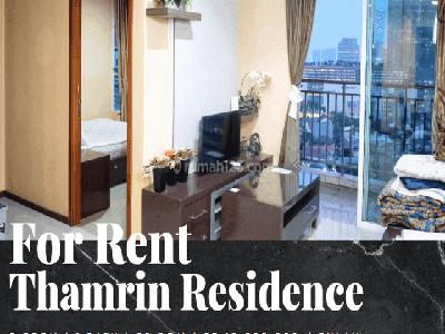 For Rent Apartemen Thamrin Residence 2br Tower Edelweis Low Floor