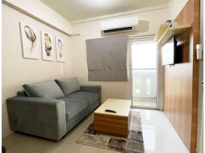 Green pramuka apartemen 2 kamar furnish tower mal per 6 bulan plus ipl