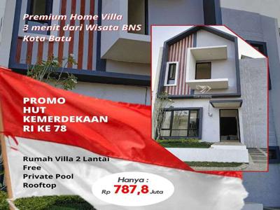 PROMO RUMAH VILLA BATU DEPAN BNS SAMPAI 31 AGUSTUS 2023