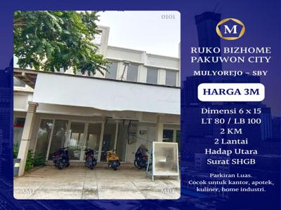 Ruko Bizhome Pakuwon City Surabaya Timur Dkt Kalijudan Ploso Mulyorejo