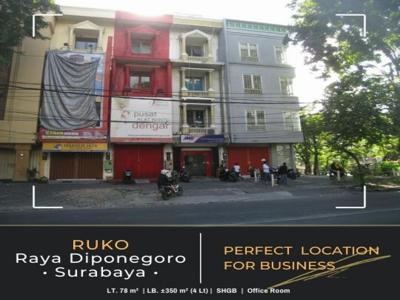 Ruko Raya Diponegoro Surabaya | Lokasi Premium dan Strategis.