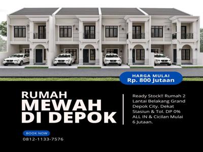 Rumah 2 Lantai Nyaman Untuk Keluarga Tipe 70/67 Di Depok Dekat GDC