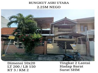 Rumah 2 lantai Rungkut Asri Utara Surabaya
