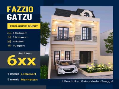 Rumah Dengan konsep Minimalis Kawasan “ FAZZIO GATSU “