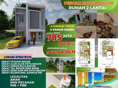 Rumah Murah di Kota Bogor Harga Plafon KPR 700 Jutaan