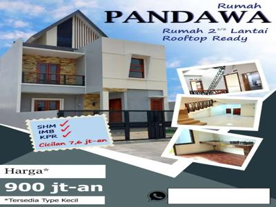 Rumah Pandawa Ready Stock ROOF TOP. Hitung Harga Tanah