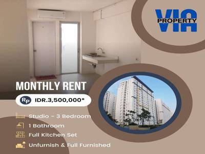 Sewa Apartement Bassura City Bulanan Harga Mulai 3Jt/Bln - C0524