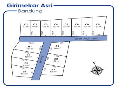 Tanah Kavling Bandung Girimekar Asri Dekat ke Alun alaun Ujungberung