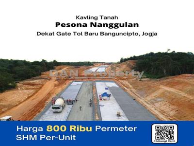 Tanah Pekarangan Nanggulan Dekat Gate Tol Baru Jogja