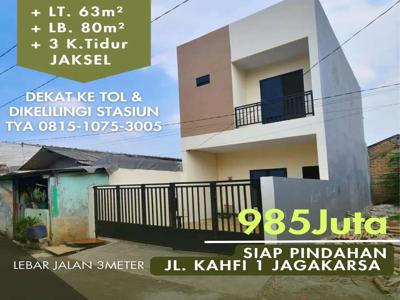 Termurah Siap pindahan rumah baru wilayah kahfi 1 jagakarsa 900jutaan