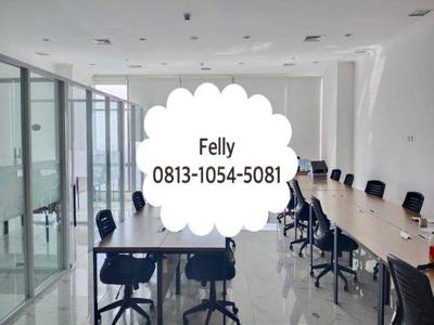 Paling Murah Office Space Soho Capital Size 136 m² Furnished, 31 Juta / m², Central Park, Jakarta Barat