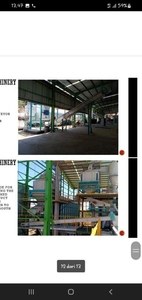 Dijual gudang / pabrik pelet kayu Zona industri Bawen|Luas tanah 3ha