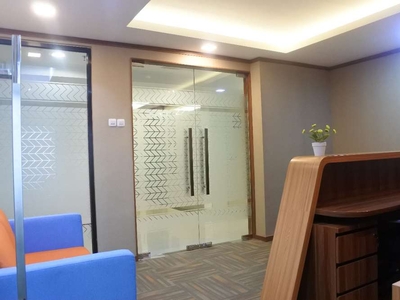 Full furnish office for rent The mansion kemayoran 4 in 1 unit wide