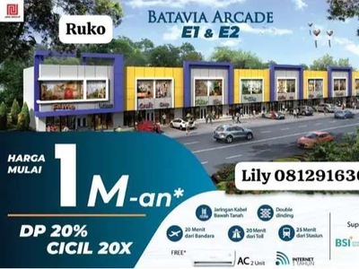 Ruko dijual batavia arcade grand Batavia
