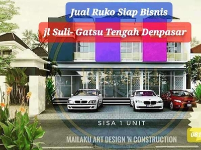 Ruko dijual Gatsu Denpasar Bali cocok bisnis usaha apa saja