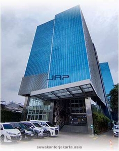 Sewa Kantor Gedung Baja Luas 91 m2 Mezzanine Partisi - Jakarta Pusat