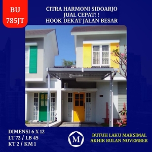 Jual Rumah Hook Citra Harmoni Sidoarjo 785 Juta Siap Huni - Sidoarjo