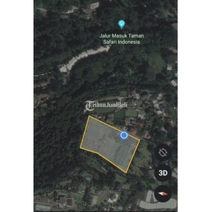 Jual Tanah SHM Dijual Dekat Pintu Masuk Taman Safari Puncak - Bogor