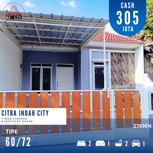 Dijual Rumah Full Renovasi Tipe 60/72 Citra Indah City (2769EN)