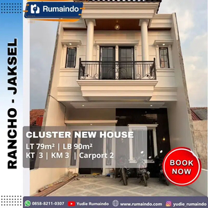 Dijual Rumah Cluster Rancho Tanjung Barat Jakarta Selatan