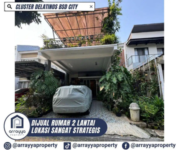 Dijual Rumah Mewah 2 Lantai Cluster Delatinos BSD City -ENB125