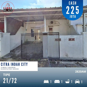 Dijual Rumah Siap Renovasi Tipe 21/72 Citra Indah City