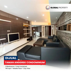 Fully Furnished, Taman Anggrek Condominium 3 Bedroom, Middle Floor