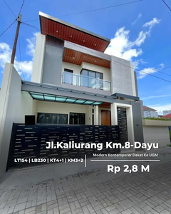 Modern Kontemporer Jl.Kaliurang Km.8 Dayu Dekat Ke UGM, Gejayan, Hyatt