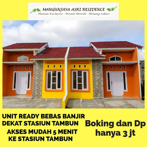 Prop1345 Rumah Strategis Deket stasiun TAMBUN Bekasi