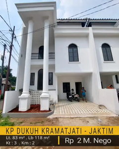 Rumah Baru Classic Siap Huni Di Cluster Kp Dukuh Kramat Jati Jaktim