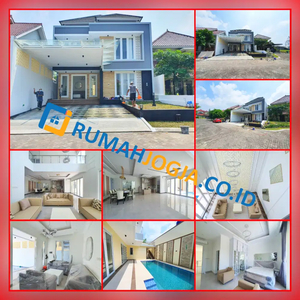 rumah full furnish dengan kolam renang perumahan jln kaliurang Km 9