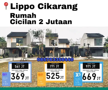 Rumah Murah 2 Lantai 2 Jutaan XQ Bekasi Lippo Cikarang