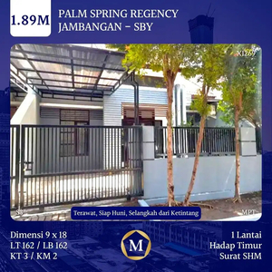 Rumah Palm Spring Siap Huni dkt Ketintang Jambangan Gayungsari Kebon