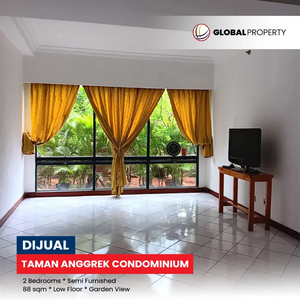 Taman Anggrek Condominium Semi Furnished 2 Bed, Garden View, Low Floor