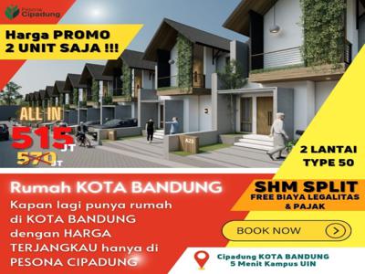 Rumah di Kota Bandung Pesona Cipadung Hampir Habis SHM 2 Lantai