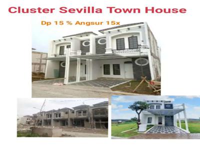 Cluster Sevilla Rumah 2lantai di tengah kota harga murah