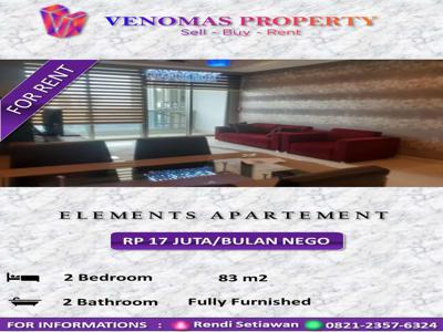 Disewakan Apartement Elements Rasuna Said Full Furnished 2 Bedrooms
