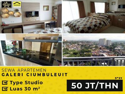 Disewakan cepat apartemen galeri ciumbuleuit tipe studio fully furnish