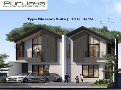 Rumah 2 Lantai modern living di Royal Batavia