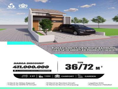 Rumah Minimalis Idaman di Kota Bandung Hanya Dengan Harga 400 Jutaan!