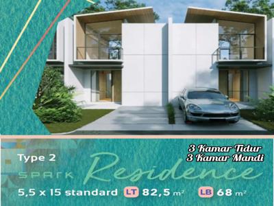 Rumah Modern 2 Lantai Tipe Spark Residence Di Cendana Spark Lippo